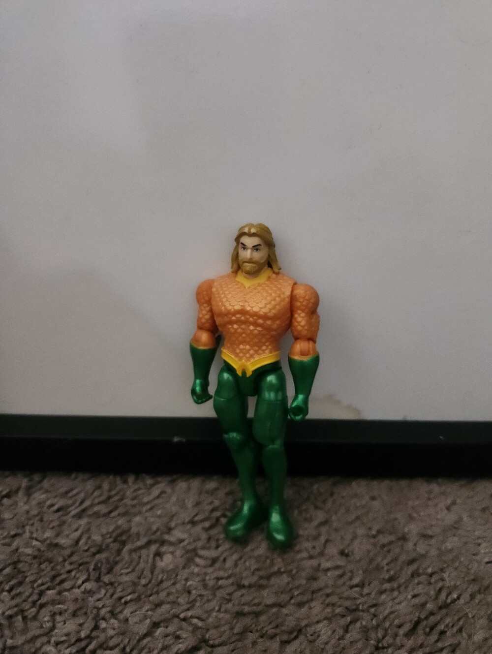 DC Comics Spin Master Aquaman 4" Action Figure Heroes Unite Long Hair